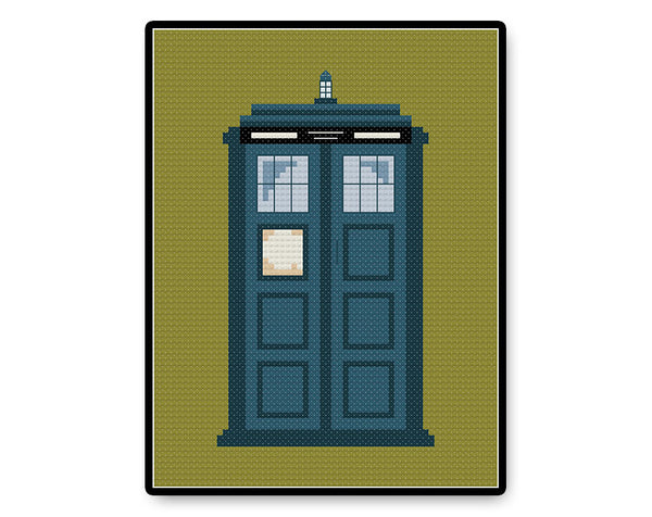 TARDIS - PDF Cross Stitch Pattern