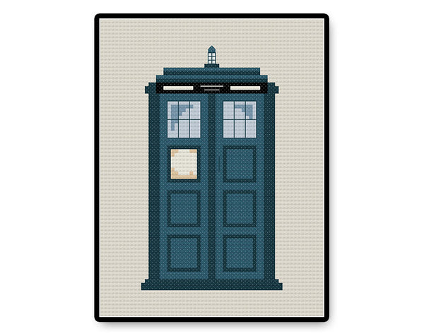 TARDIS - PDF Cross Stitch Pattern