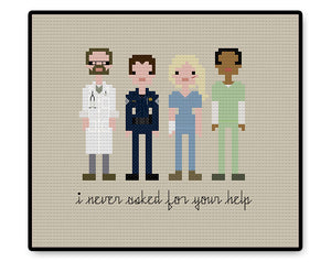 The Walking Dead Season Five Hospital - PDF Cross Stitch Pattern