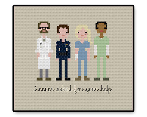 The Walking Dead Season Five Hospital - PDF Cross Stitch Pattern