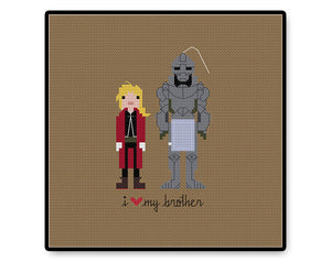 The Elric Brothers - PDF Cross Stitch Pattern