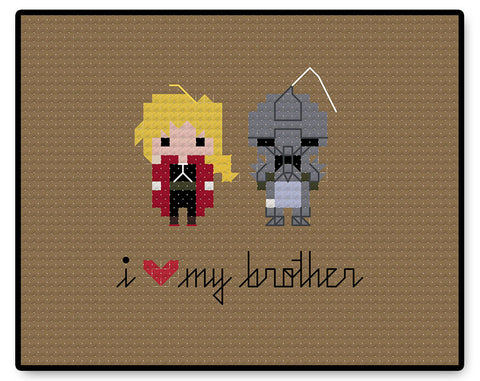 The Elric Brothers Bite Size - PDF Cross Stitch Pattern