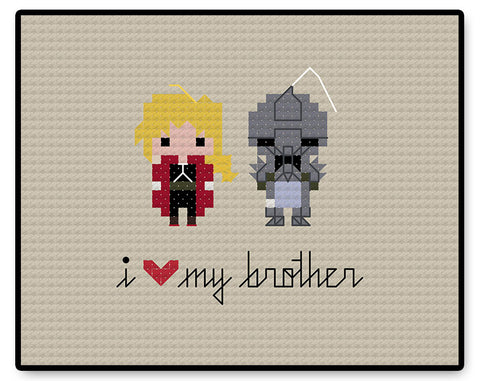 The Elric Brothers Bite Size - Complete Cross Stitch Kit