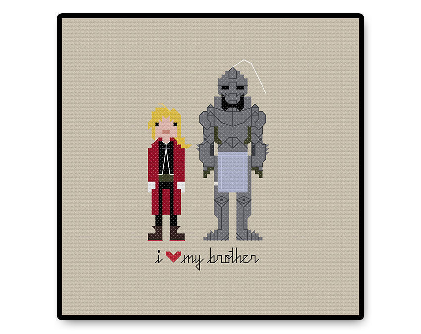 The Elric Brothers - Complete Cross Stitch Kit