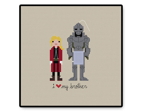 The Elric Brothers - Complete Cross Stitch Kit