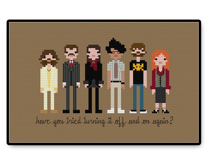 The IT Crowd - PDF Cross Stitch Pattern