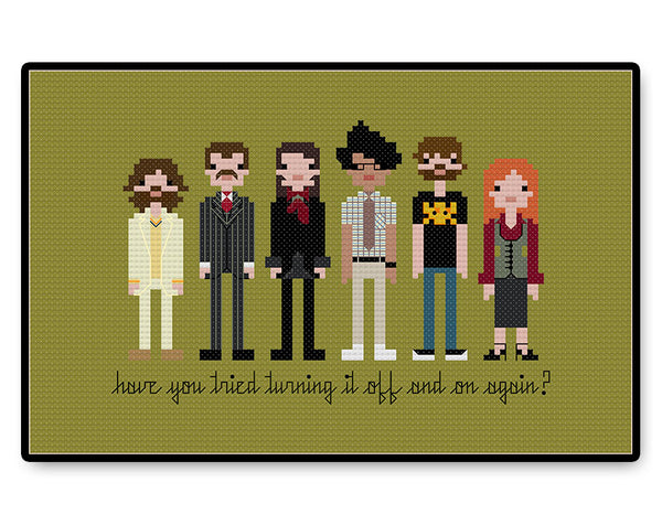 The IT Crowd - PDF Cross Stitch Pattern