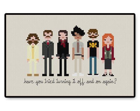 The IT Crowd - Complete Cross Stitch Kit