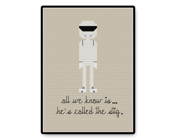 The Stig - PDF Cross Stitch Pattern