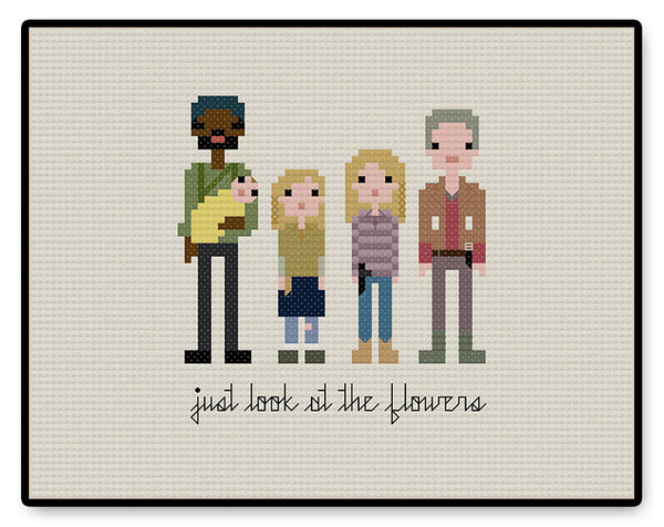 The Walking Dead Season 4 - Carol and Tyreese - PDF Cross Stitch Pattern