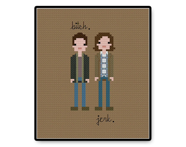 The Winchesters - PDF Cross Stitch Pattern