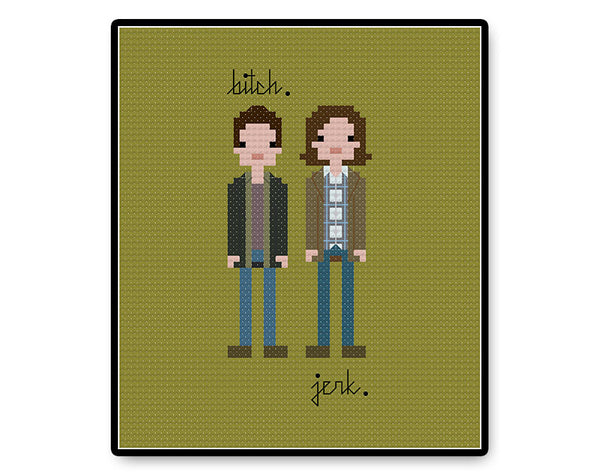 The Winchesters - PDF Cross Stitch Pattern