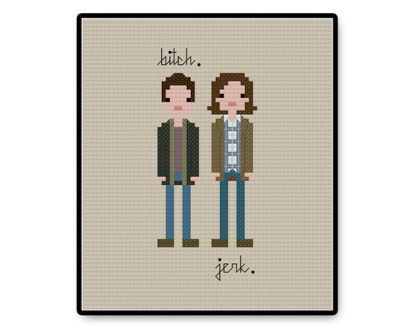 The Winchesters - PDF Cross Stitch Pattern