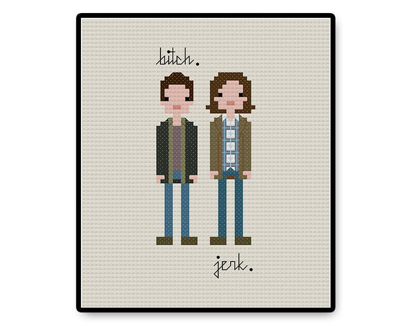 The Winchesters - PDF Cross Stitch Pattern