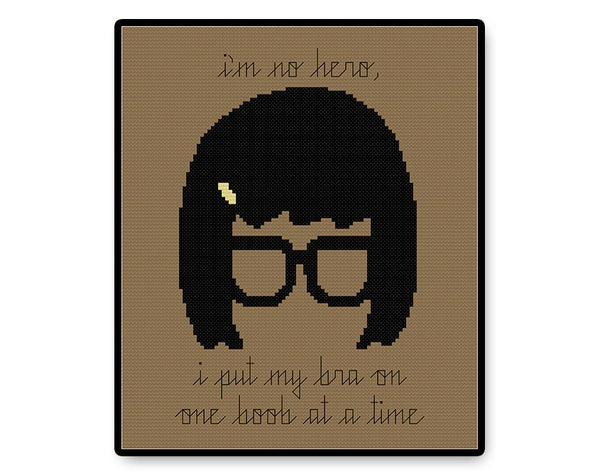 One Boob at a Time - PDF Cross Stitch Pattern