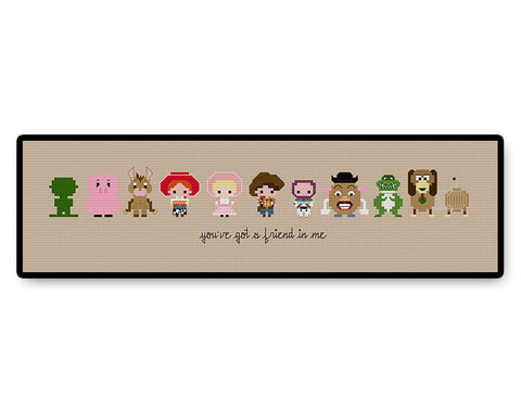 Toy Story Bite Size - PDF Cross Stitch Pattern