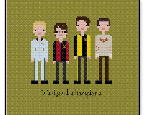 Triwizard Champions - PDF Cross Stitch Pattern