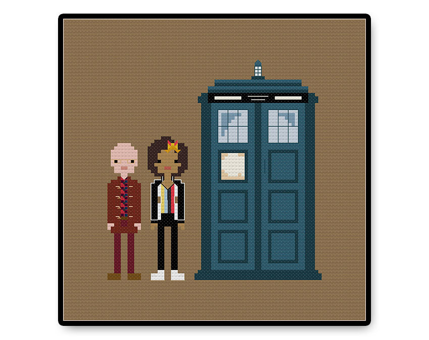 Twelfth Doctor's Companions 2 - PDF Cross Stitch Pattern