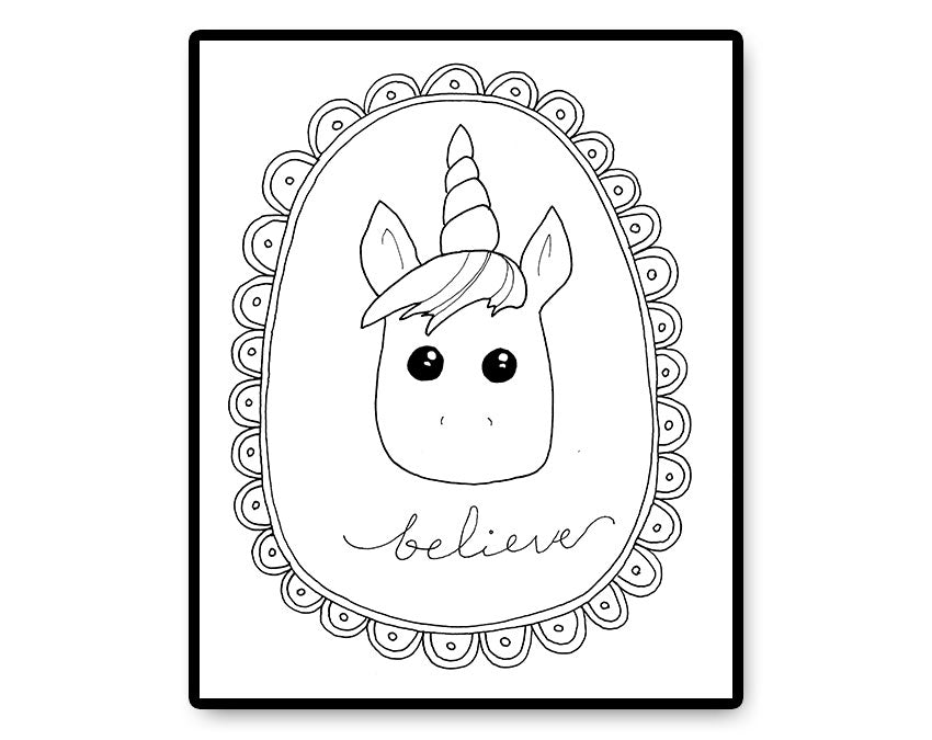 Believe - PDF Hand Embroidery Pattern