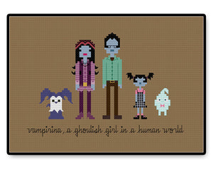 Vampirina - PDF Cross Stitch Pattern