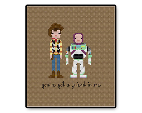 You've Got a Friend - PDF Cross Stitch Pattern