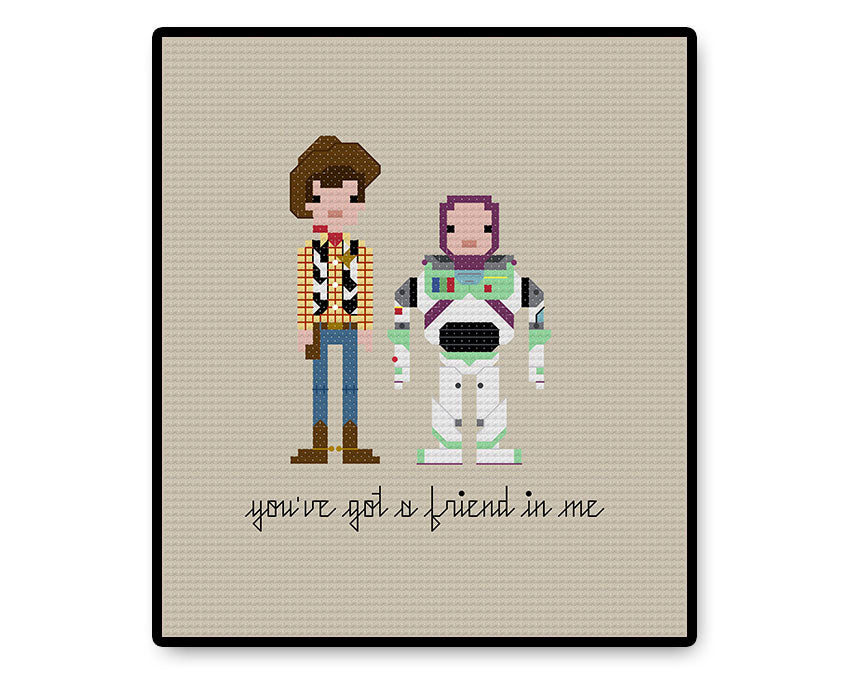 You've Got a Friend - PDF Cross Stitch Pattern