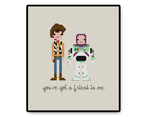 You've Got a Friend - PDF Cross Stitch Pattern