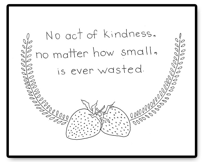 Kindness - PDF Hand Embroidery Pattern